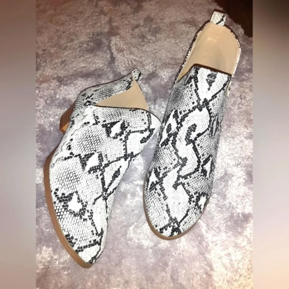 WOMEN'S cut-out ankle boots sz, 8,and 10